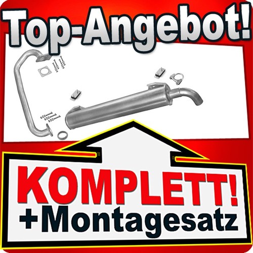 Auspuff für transporter - auspuff, t3